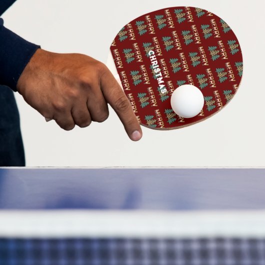 Weihnachtsbaum Tischtennis Schläger (InSitu)
