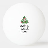 Weihnachtsbaum Tischtennisball (Vorderseite)
