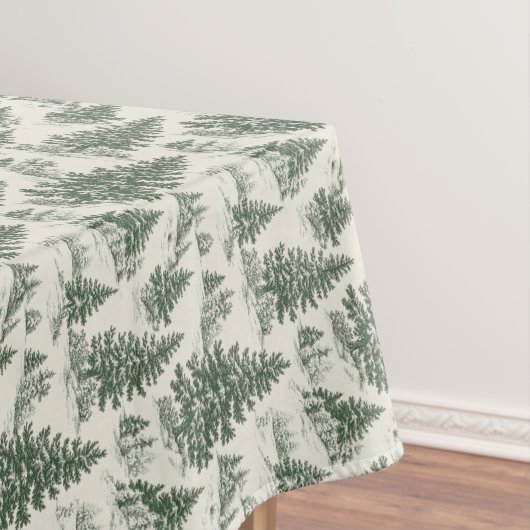 Weihnachtsbaum Toile De Jouy Green Tablecloth Tischdecke (Beispiel)