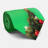 Weihnachtsbaum Topper Krawatte - Grün (Gerollt)