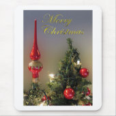Weihnachtsbaum Topper Mousepad (Vorne)