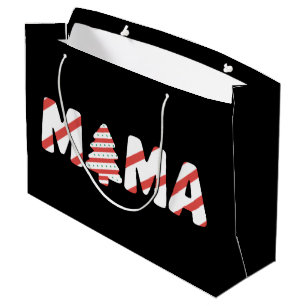 Weihnachtsbaum-Torte passende Familienparty Mama  Große Geschenktüte