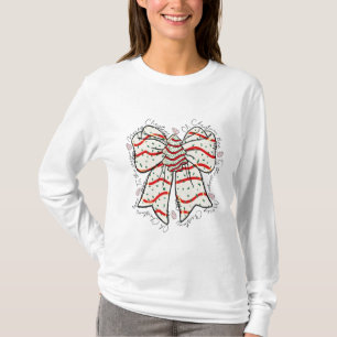 Weihnachtsbaum-Torten-Schleife T-Shirt