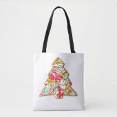 Weihnachtsbaum Tote Tasche (Vorderseite)