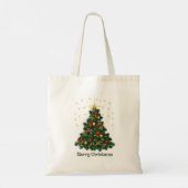 Weihnachtsbaum Tote Tasche (Rückseite)