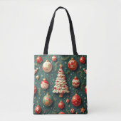 Weihnachtsbaum Tote Tasche (Vorderseite)