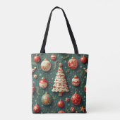 Weihnachtsbaum Tote Tasche (Rückseite)
