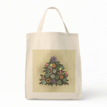 Weihnachtsbaum - Tote Tasche, Lebensmitteltasche