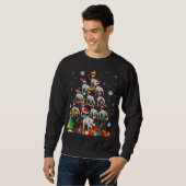 Weihnachtsbaum Toy Fox Terrier Weihnachten Weihnac Sweatshirt (Vorne ganz)