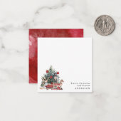 Weihnachtsbaum Toys Nutcracker Holiday Mitteilungskarte (Vorderseite/Rückseite Beispiel)