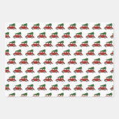 Weihnachtsbaum Traffic Geschenkwrap Geschenkpapier Set (Vorderseite 3)