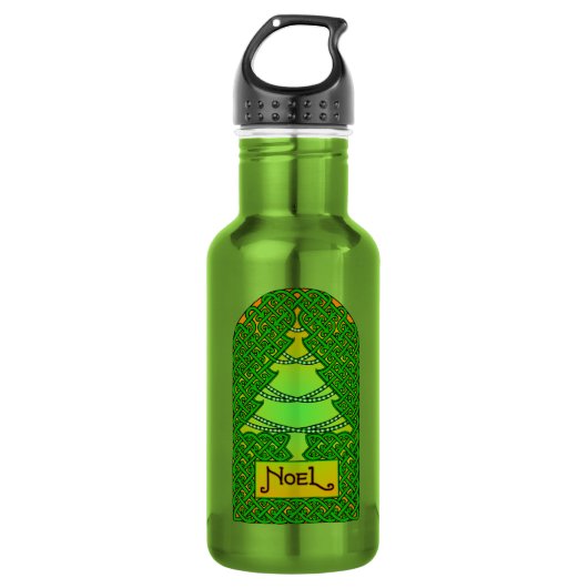 Weihnachtsbaum Trinkflasche (Vorderseite)