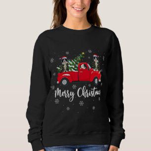 Weihnachtsbaum Truck Border Collie Ch Sweatshirt