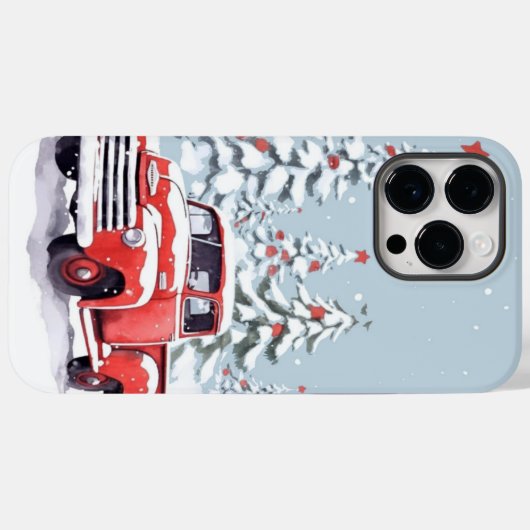 Weihnachtsbaum Truck Case-Mate iPhone Hülle (Rückseite (Horizontal))