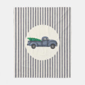 Weihnachtsbaum Truck Medium Fleece Blanket (Vorderseite)