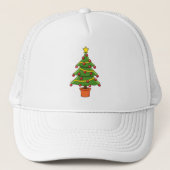 Weihnachtsbaum Truckerkappe (Vorderseite)