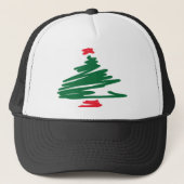 Weihnachtsbaum Truckerkappe (Vorderseite)