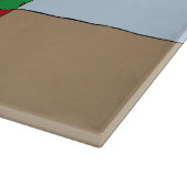 Weihnachtsbaum Tuxedo Cat Schneidebrett (Ecke)