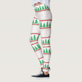 Weihnachtsbaum Ugly Sweater Rentier Leggings (Links)