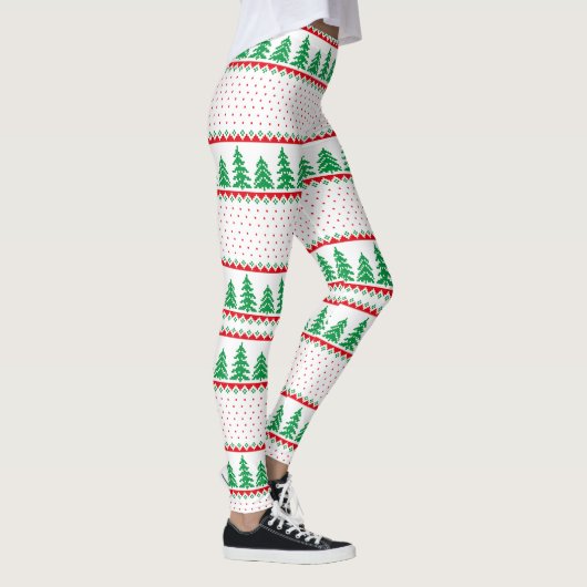 Weihnachtsbaum Ugly Sweater Rentier Leggings (Rechts)