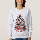 Weihnachtsbaum Ugly Sweatshirt (Vorderseite)