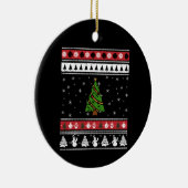 Weihnachtsbaum Ugly Weihnachten Keramik Ornament (Rechts)