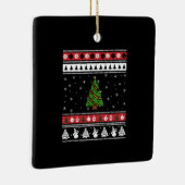 Weihnachtsbaum Ugly Weihnachten Keramikornament (Rechts)