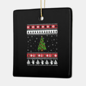 Weihnachtsbaum Ugly Weihnachten Keramikornament (Links)