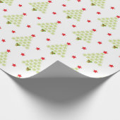 Weihnachtsbaum-Umschlagpapier Geschenkpapier (Ecke)