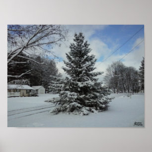Weihnachtsbaum uncut poster