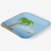 Weihnachtsbaum und -boot pappteller (Gewinkelt)