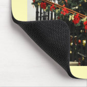Weihnachtsbaum und -dekorationen mousepad (Ecke)