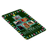 Weihnachtsbaum und Foto Weihnachtskarte Magnet (Rechte Seite)