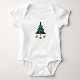 Weihnachtsbaum und Geschenke Baby-Body Baby Strampler