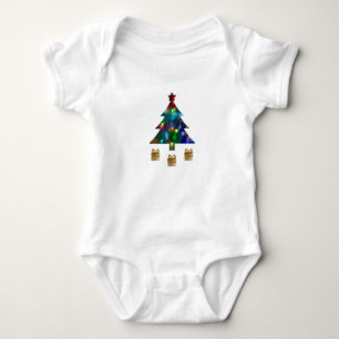 Weihnachtsbaum und Geschenke Baby-Body Baby Strampler