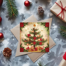 Weihnachtsbaum und Geschenke