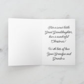 Weihnachtsbaum und Geschenke Feiertagskarte (Innenseite)