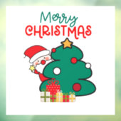 Weihnachtsbaum und Geschenke Fensteraufkleber (Blatt 3)