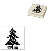 Weihnachtsbaum und Geschenke Gummistempel (Stempel)