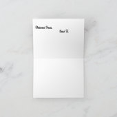 Weihnachtsbaum und Geschenke Karte (Innenseite)