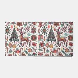 Weihnachtsbaum und Geschenkidee Schreibtischunterlage