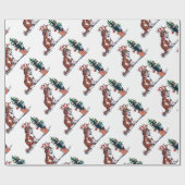 Weihnachtsbaum und Kitten, Louis Wain Geschenkpapier (Flach)
