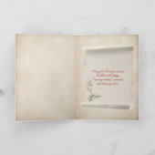 Weihnachtsbaum und Musik Feiertagskarte (Innenseite)