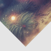 Weihnachtsbaum und Niedliches Kitten Decoupage Seidenpapier (Ausschnitt)