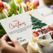 Weihnachtsbaum und präsentiert frohe Weihnachten C