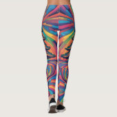 Weihnachtsbaum und Rentier Leggings (Rückseite)