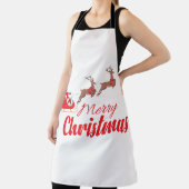 Weihnachtsbaum und Rentiere Schürze (InSitu)