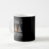Weihnachtsbaum und Roter Buf Kaffeetasse (Vorderseite Links)