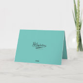 Weihnachtsbaum und Sable Sheltie Weihnachtskarte Feiertagskarte (Rückseite)