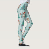 Weihnachtsbaum und Santa-Claus Leggings (Rechts)